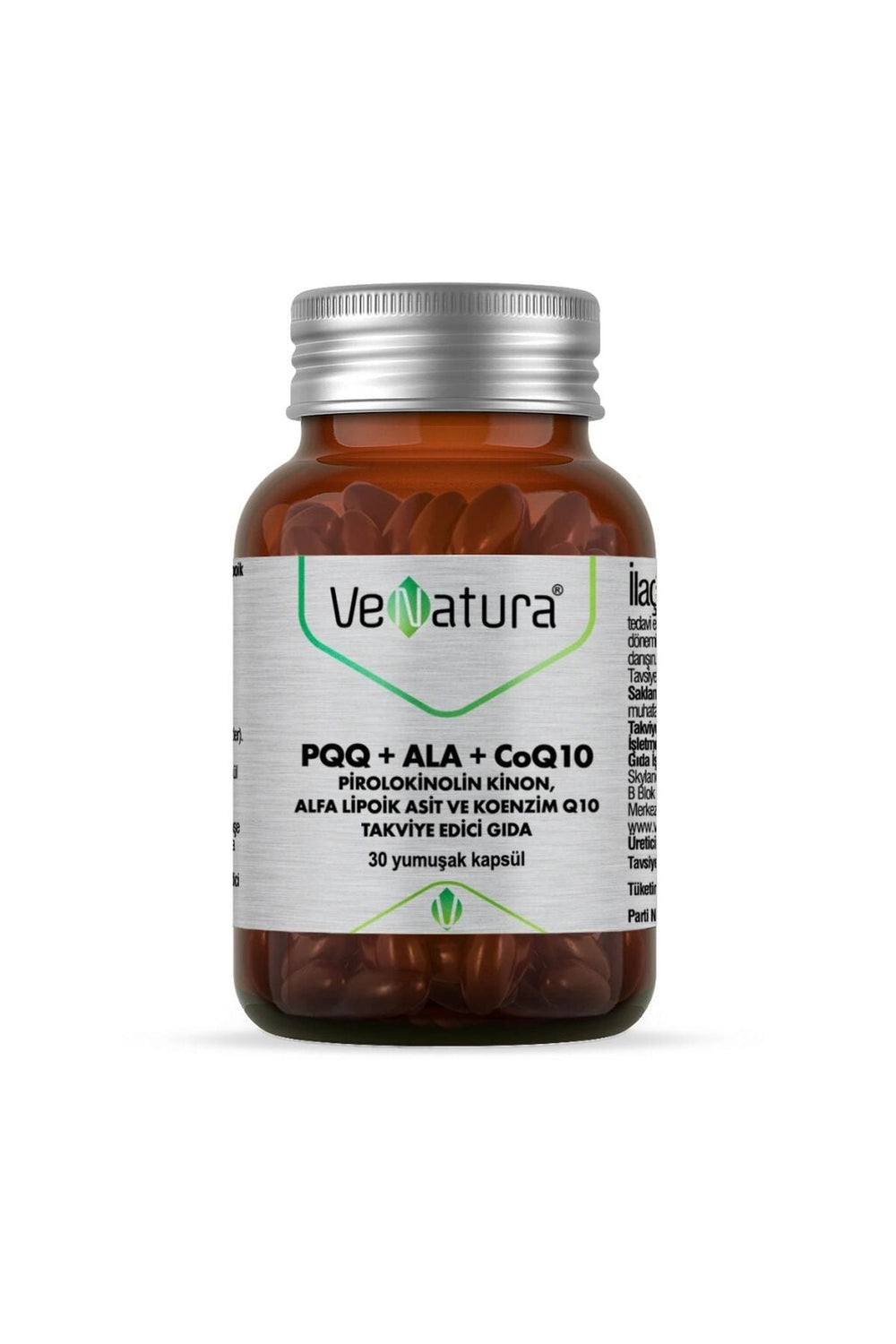 Venatura PQQ + ALA + CoQ-10 30 Kapsül