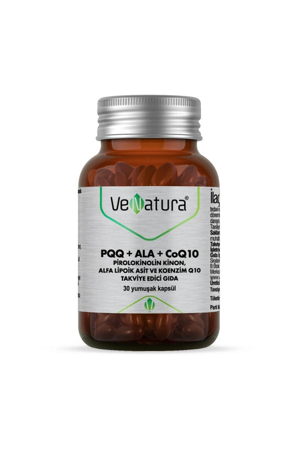 Venatura PQQ + ALA + CoQ-10 30 Kapsül