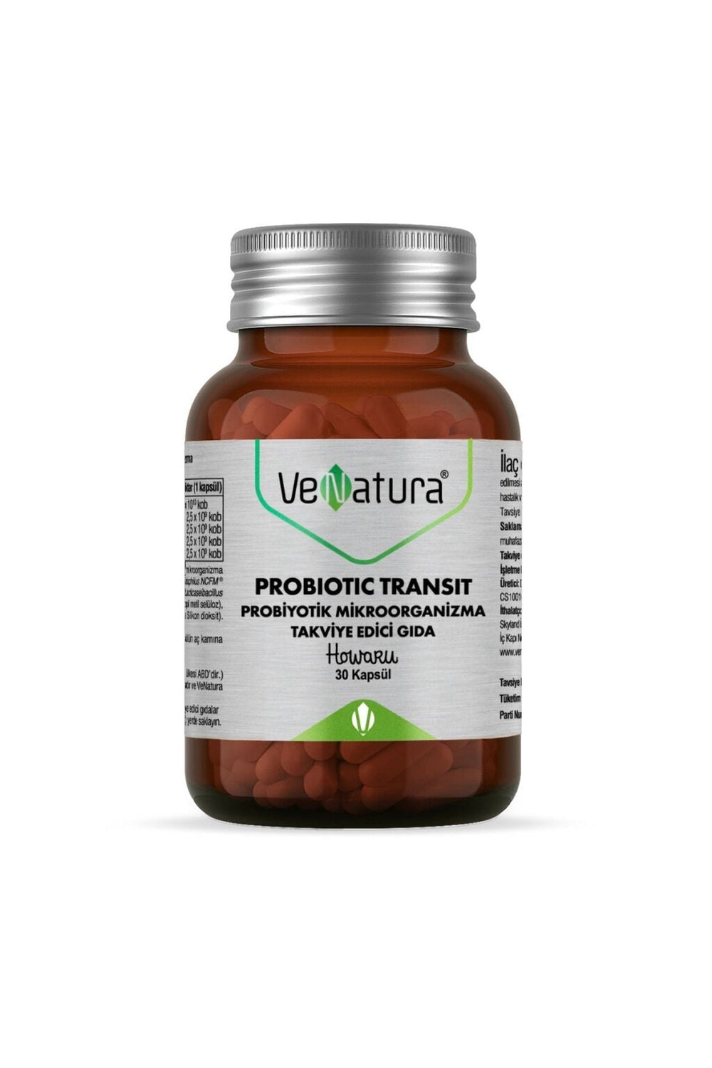 Venatura Probiotic Transit Probiyotik Mikroorganizma 30 Kapsül