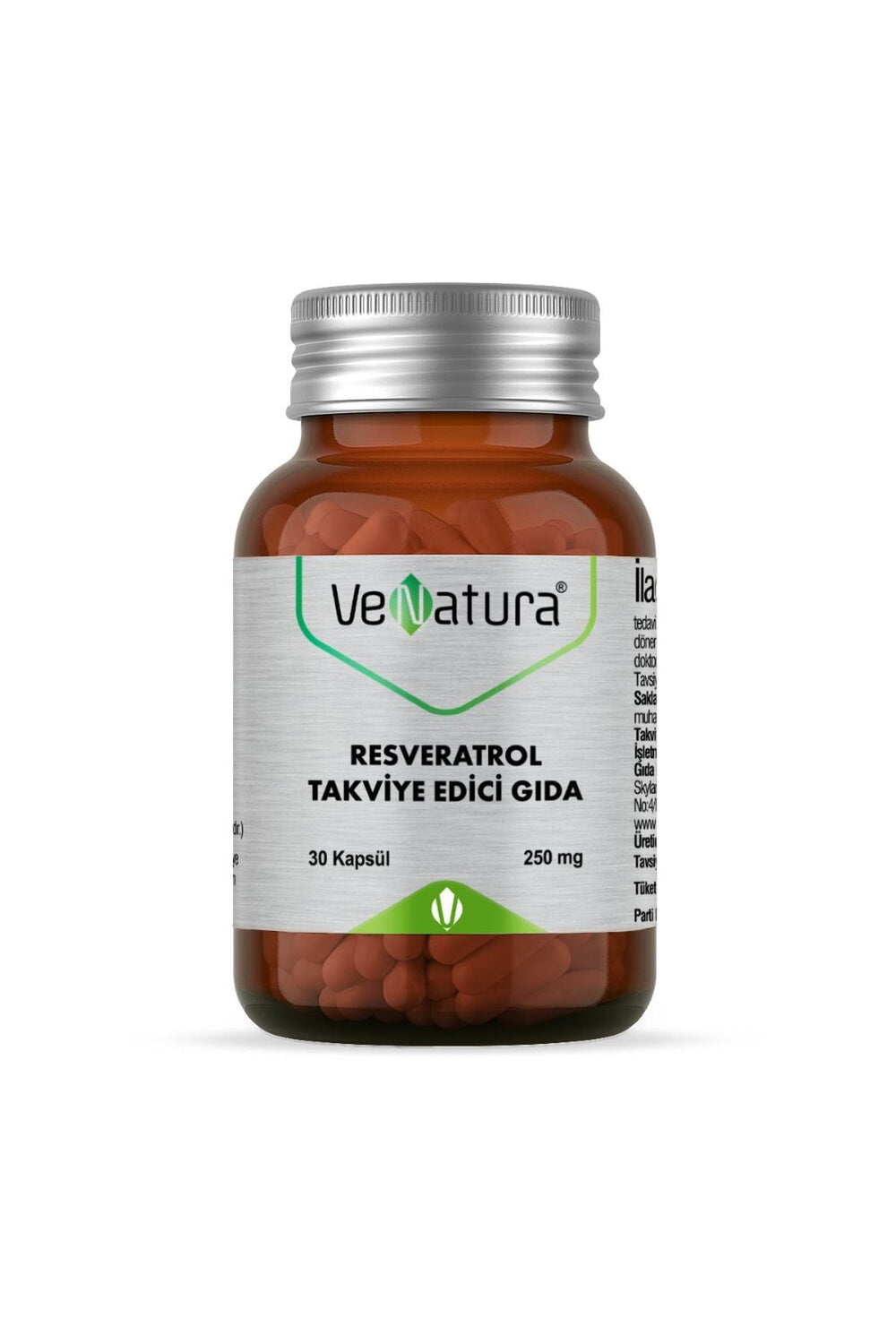 Venatura Resveratrol 250 mg 30 Kapsül