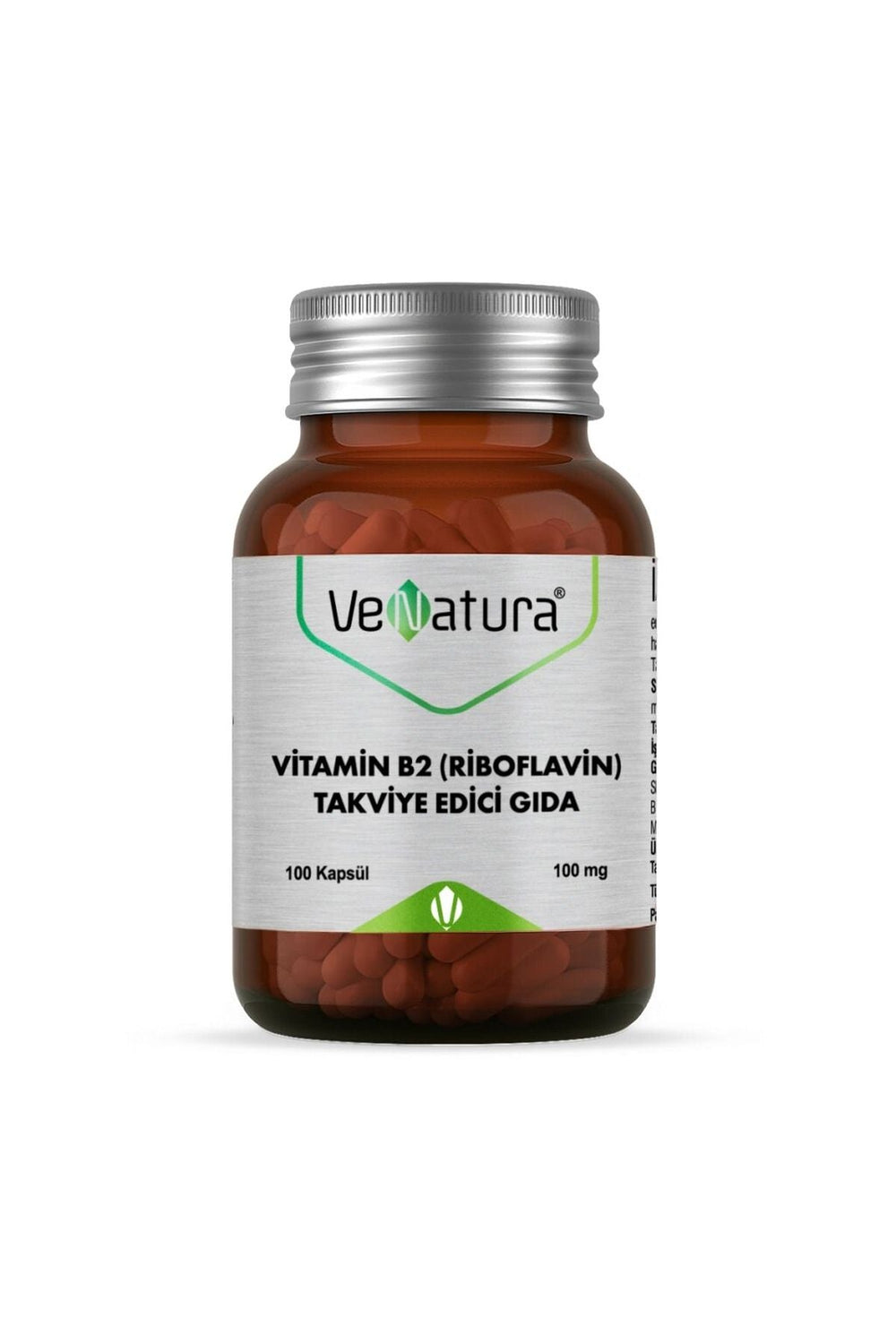 Venatura Vitamin B2 (Riboflavin) 100 mg 100 Kapsül