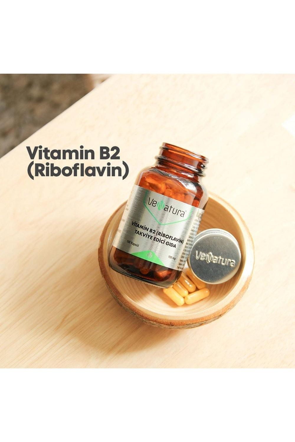 Venatura Vitamin B2 (Riboflavin) 100 mg 100 Kapsül