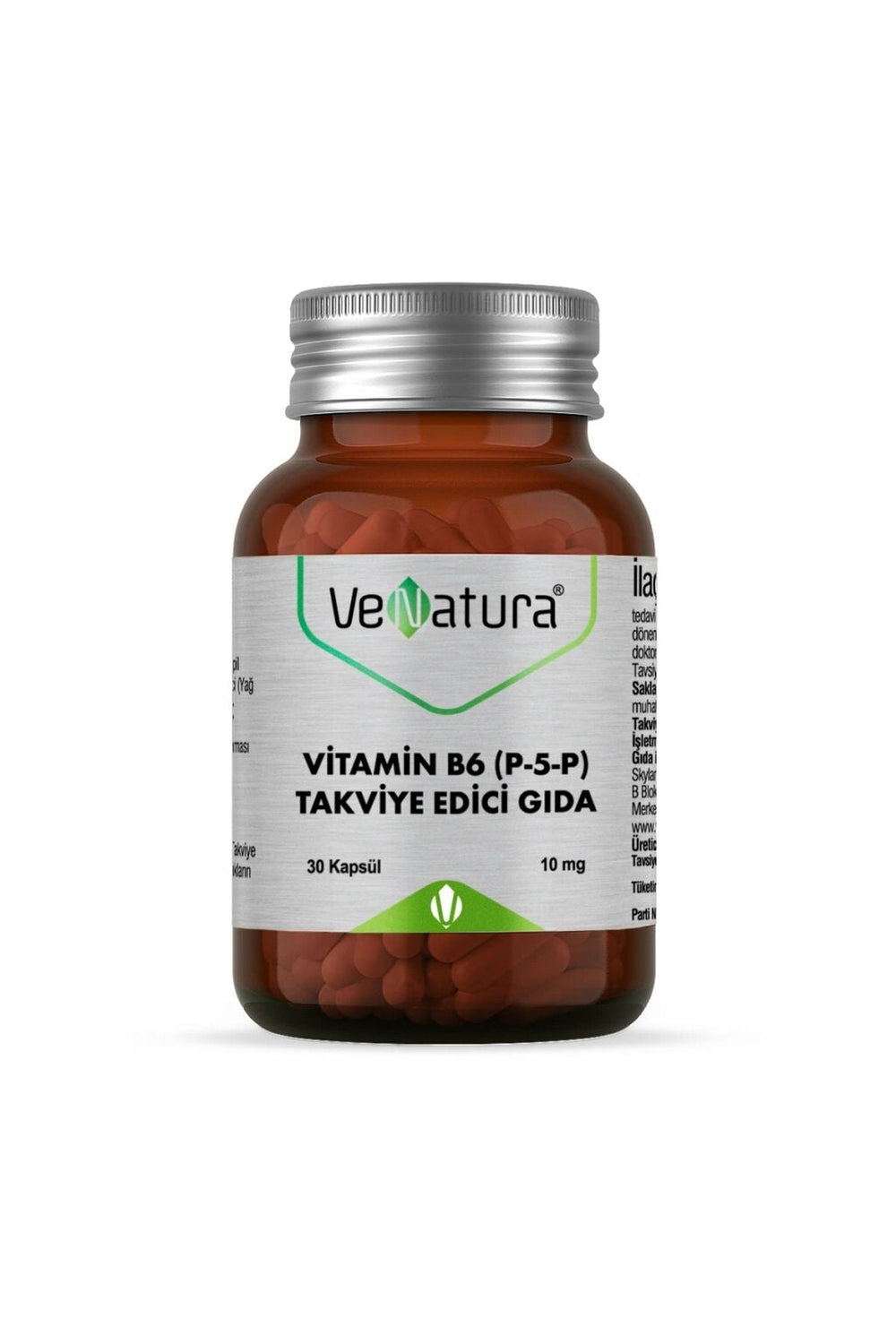 Venatura Vitamin B6 (P5P) 10 mg 30 Kapsül