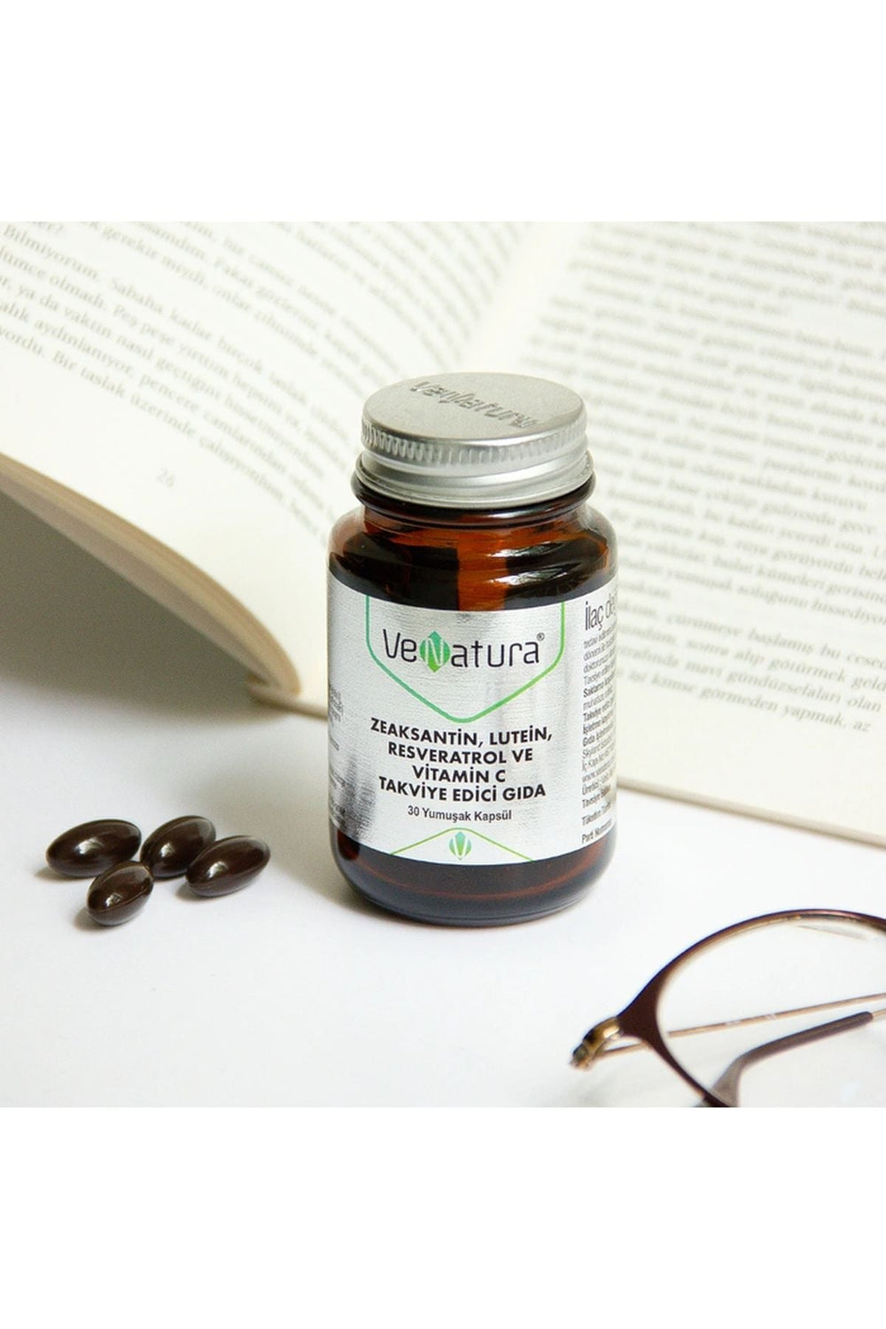 Venatura Zeaksantin, Lutein, Resveratrol ve Vitamin C 30 Kapsül
