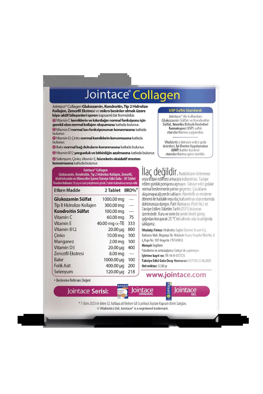 Vitabiotics Jointace Collagen 30 Tablet