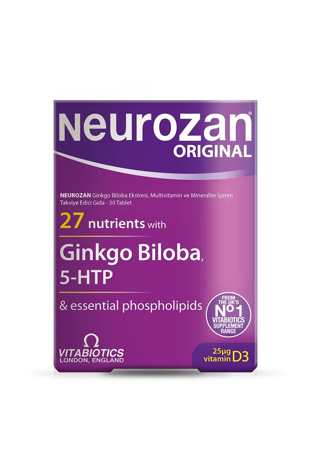 Vitabiotics Neurozan Original 30 Tablet