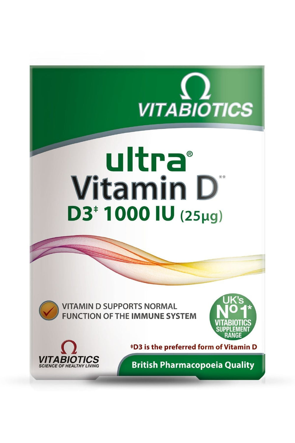 Vitabiotics Ultra Vitamin D 1000 IU 96 Tablet
