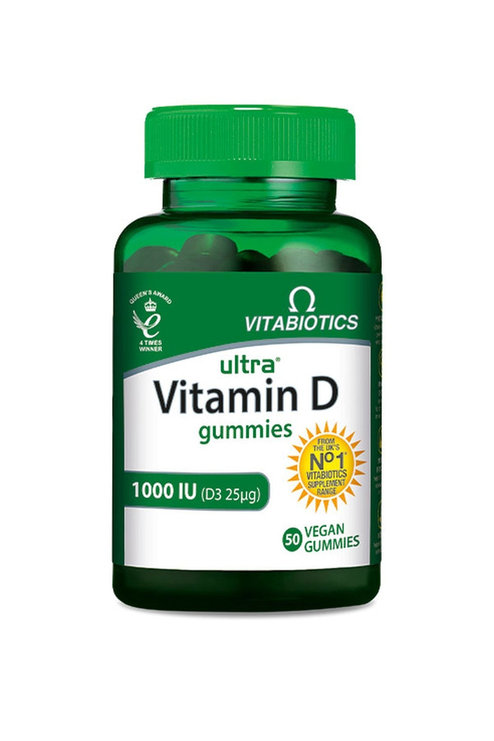 Vitabiotics Ultra Vitamin D Gummies 1000 IU 50 Çiğnenebilir Form