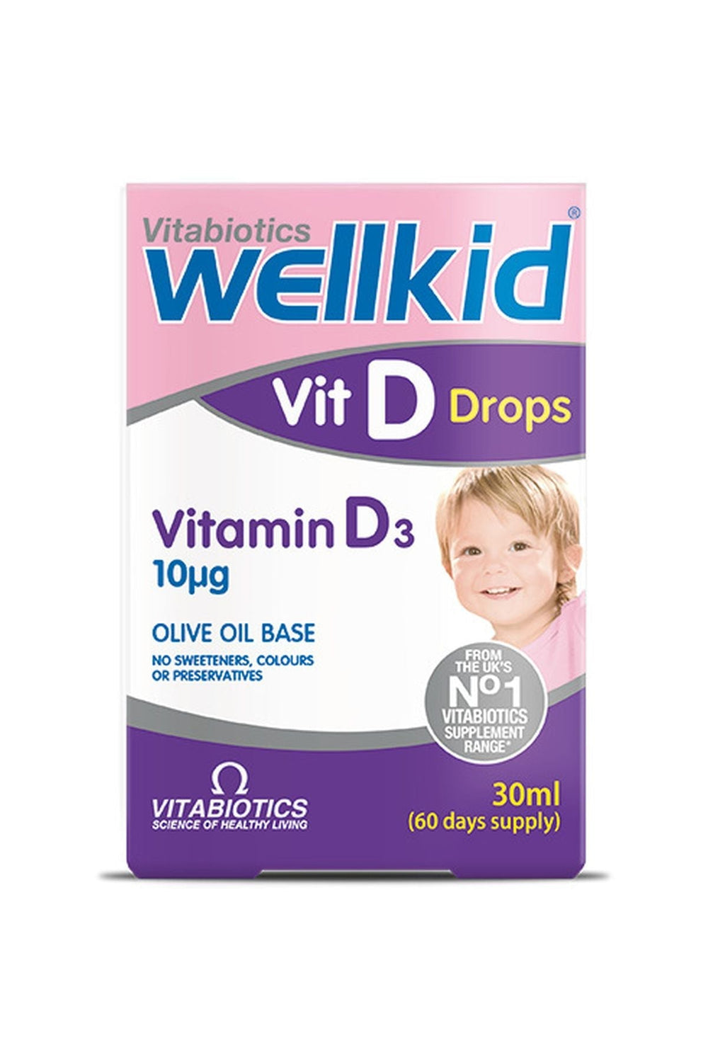 Vitabiotics Wellkid Vit D Drops 20 IU 30 ml