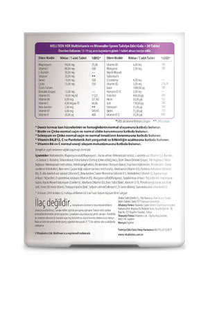 Vitabiotics Wellteen Her 30 Tablet