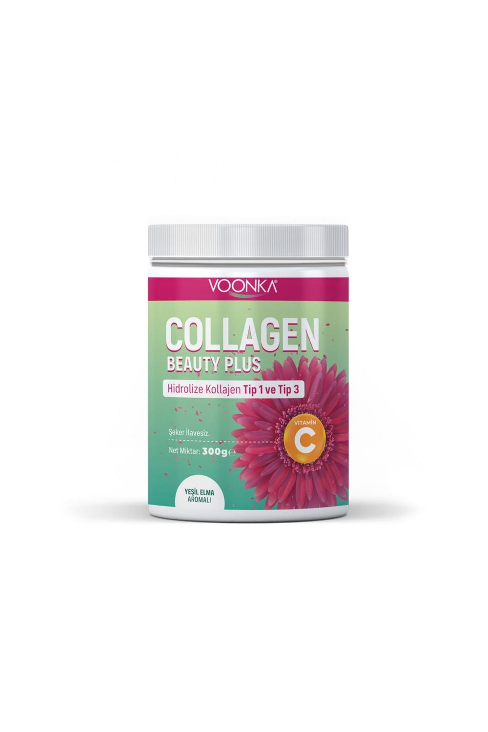 Voonka Collagen Beauty Plus Yeşil Elma Aromalı 300 g