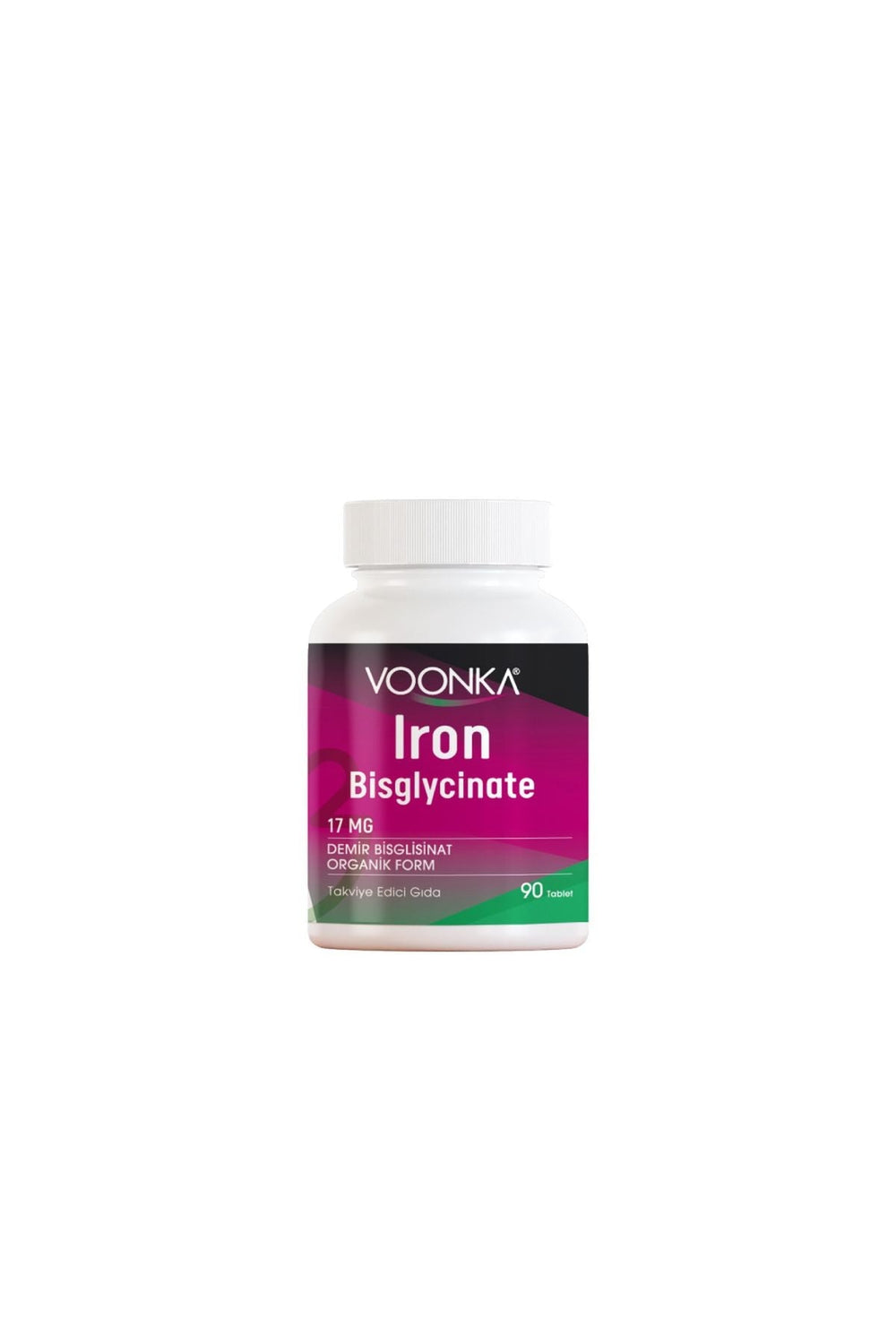 Voonka Iron Bisglycinate 17 mg 90 Tablet