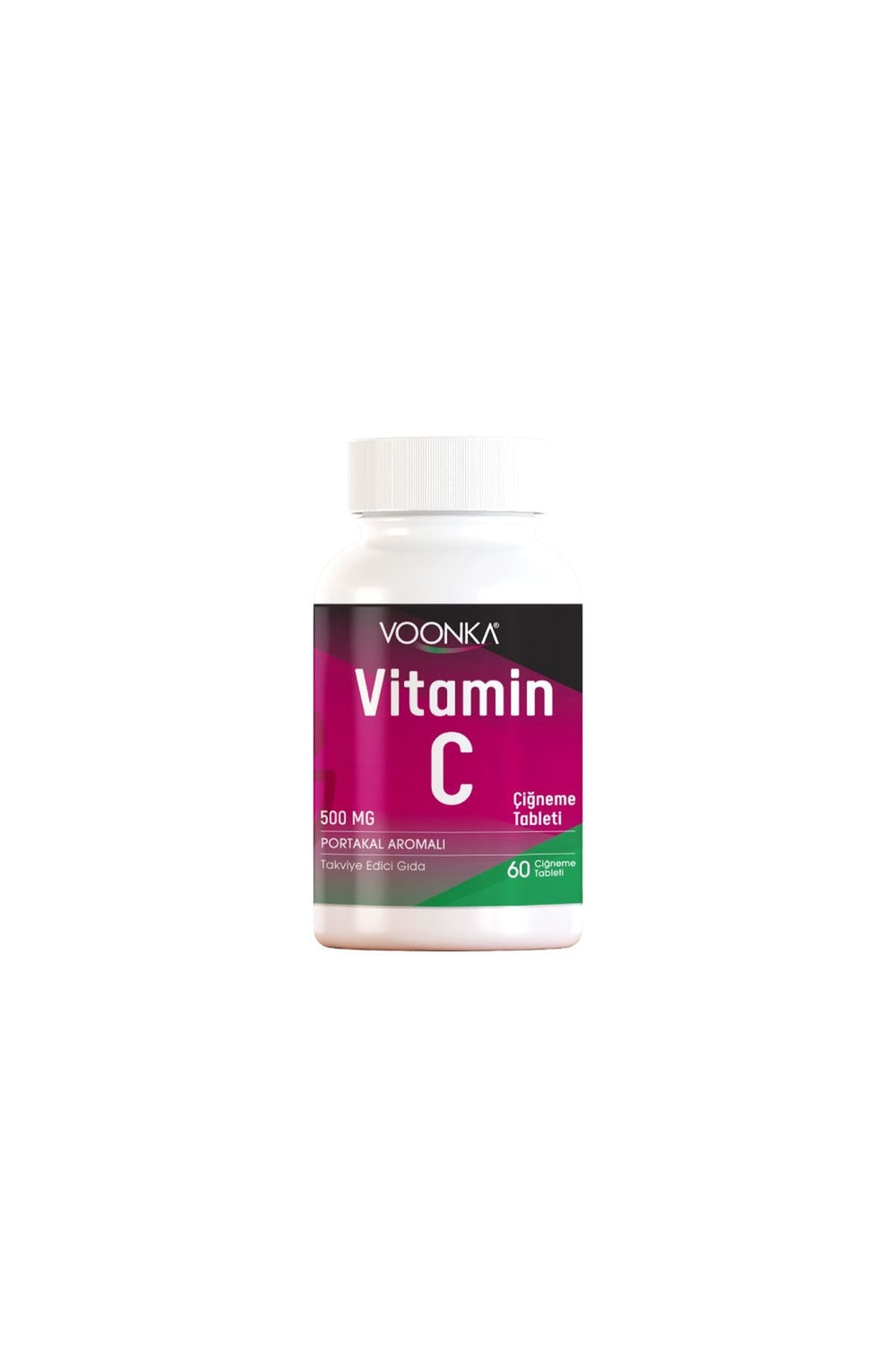 Voonka Vitamin C Chewable 500 mg 60 Çiğneme Tableti