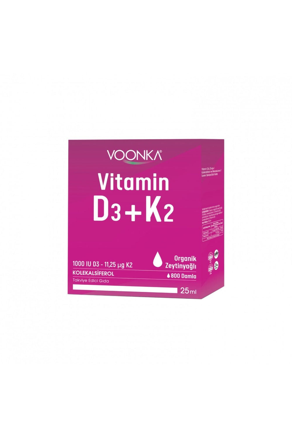 Voonka Vitamin D3 & K2 25 ml