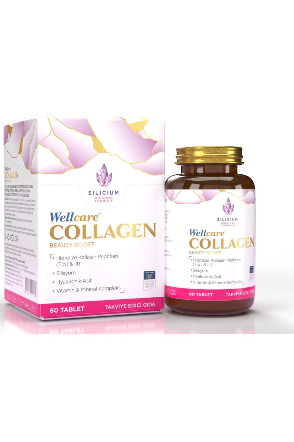 Wellcare Collagen Beauty Boost Tip I & III 1250 mg 60 Tablet