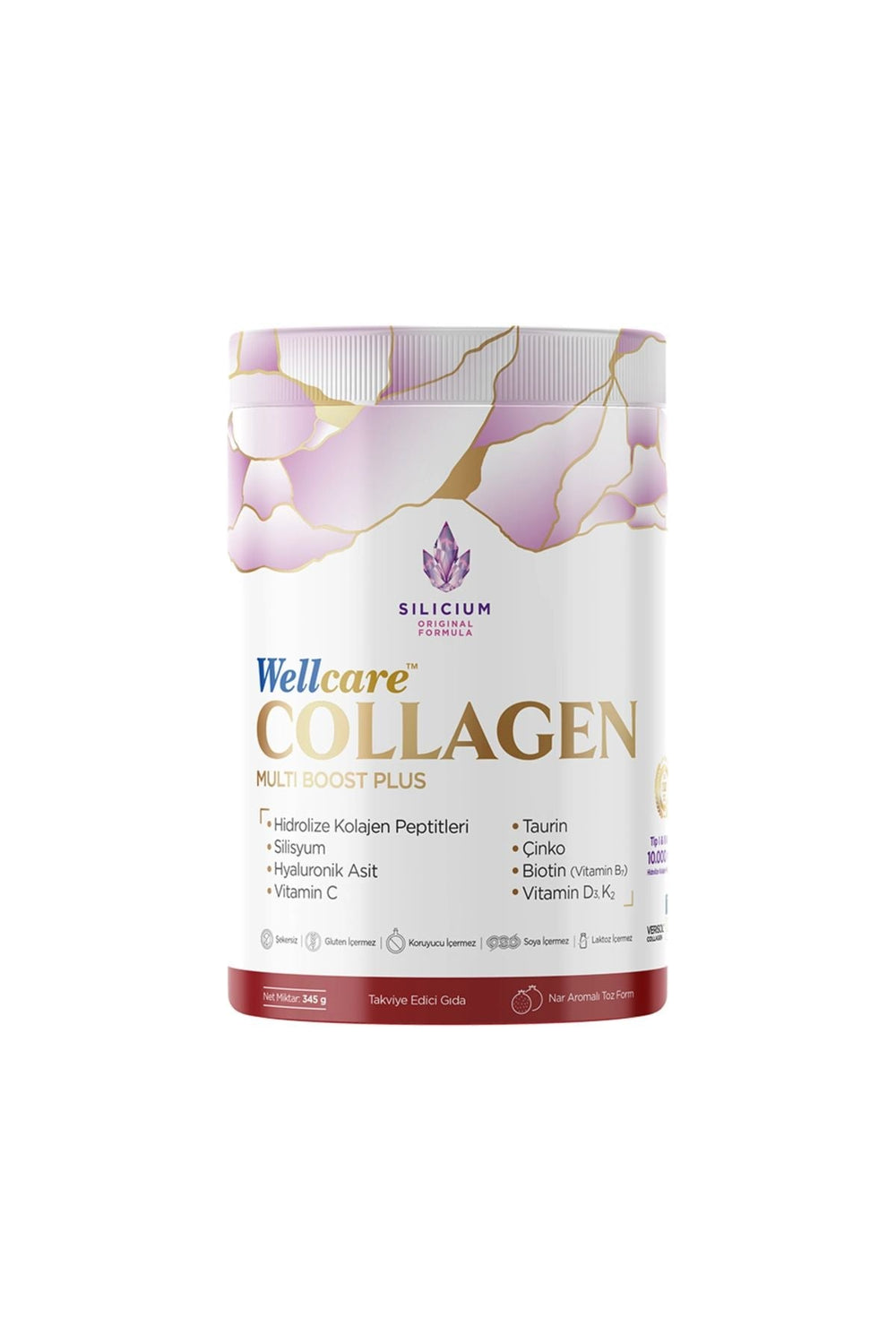 Wellcare Collagen Multi Boost Plus Tip I-II-III 10.000 mg 345 g