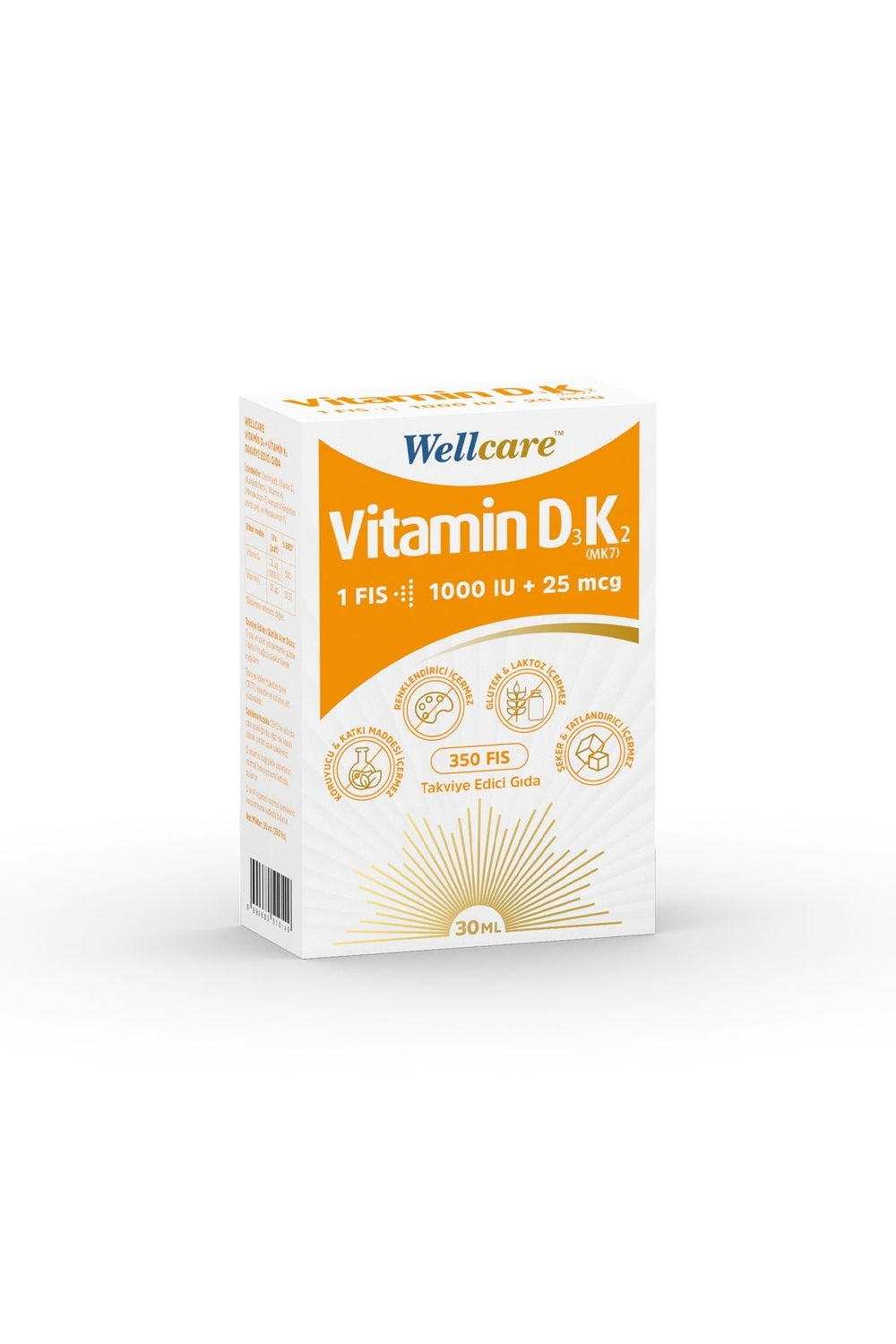Wellcare D3 & K2 30 ml