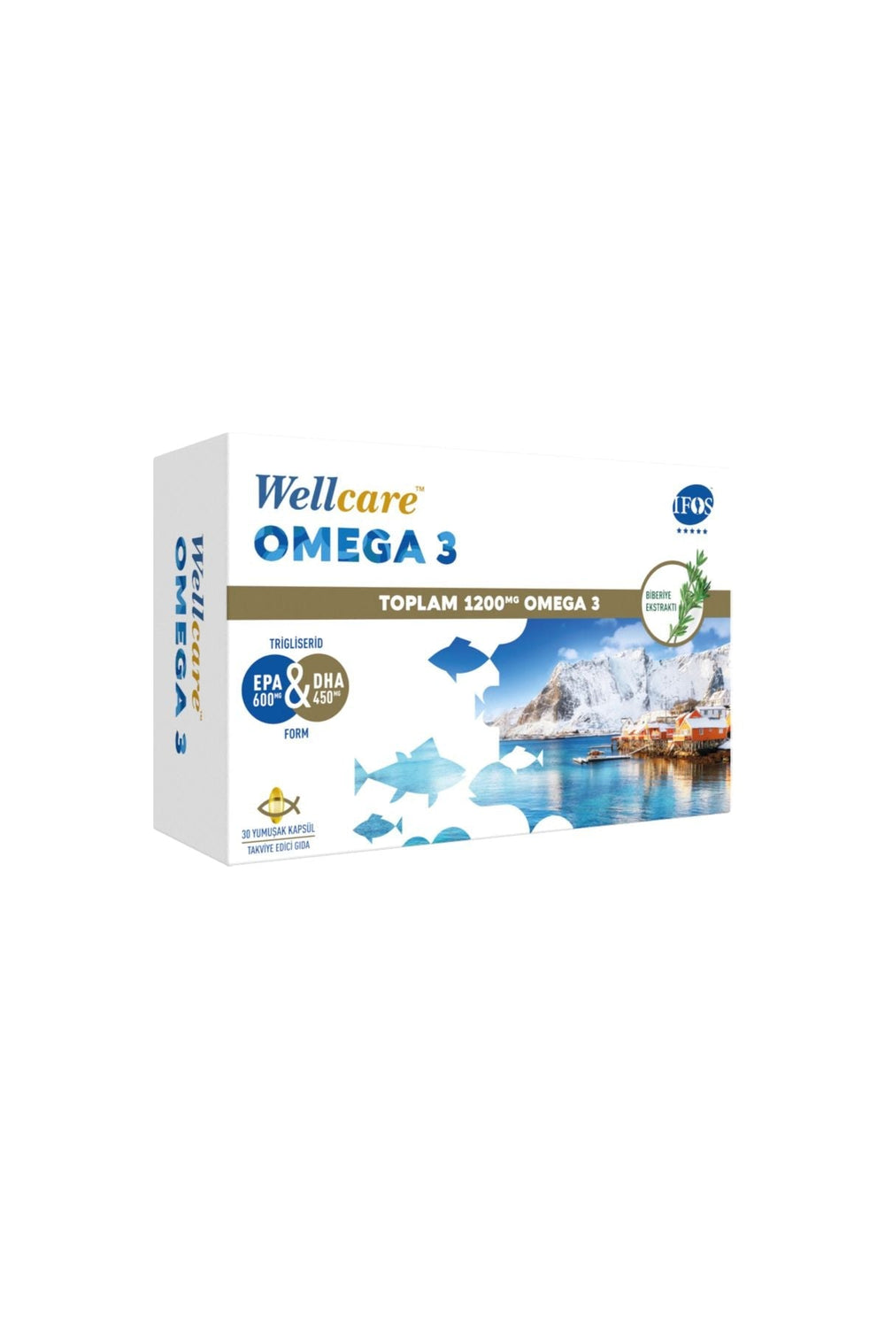 Wellcare Omega-3 Balık Yağı 30 Kapsül