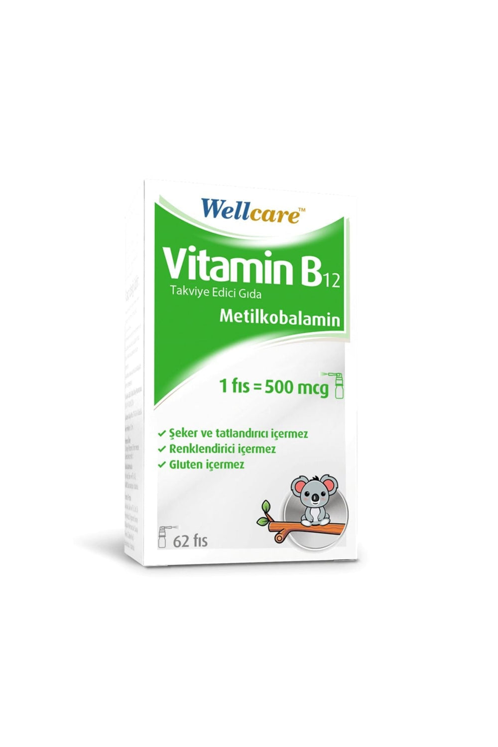 Wellcare Vitamin B12 500 mcg 5 ml