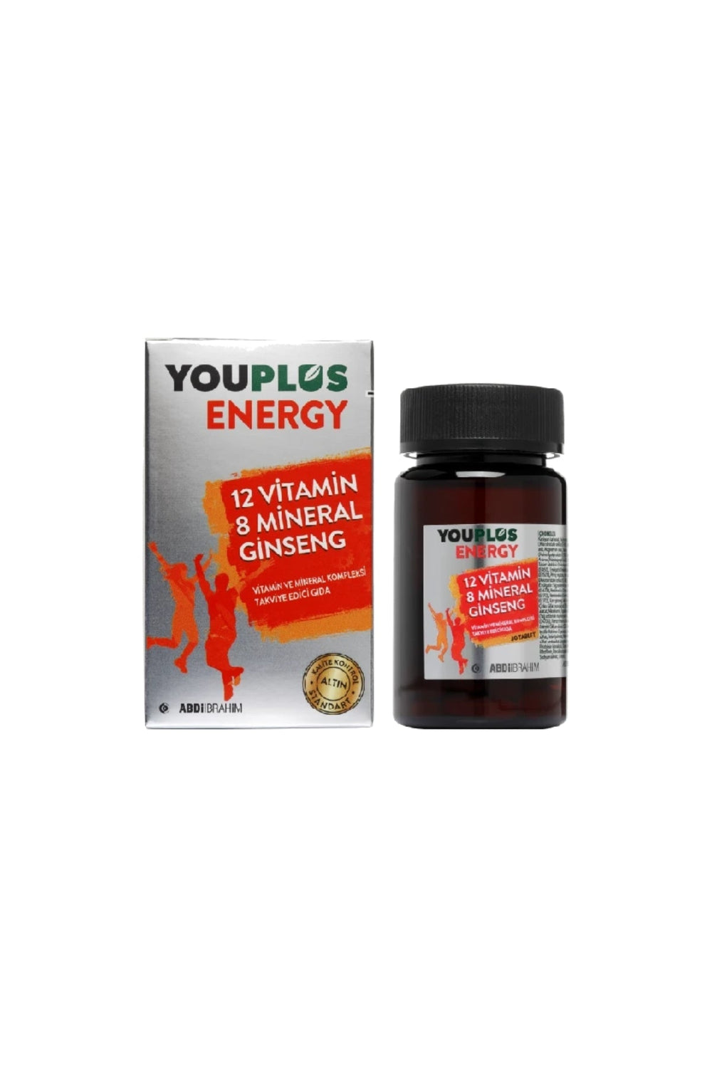Youplus Energy 12 Vitamin ve 8 Mineral Kompleksi 30 Tablet