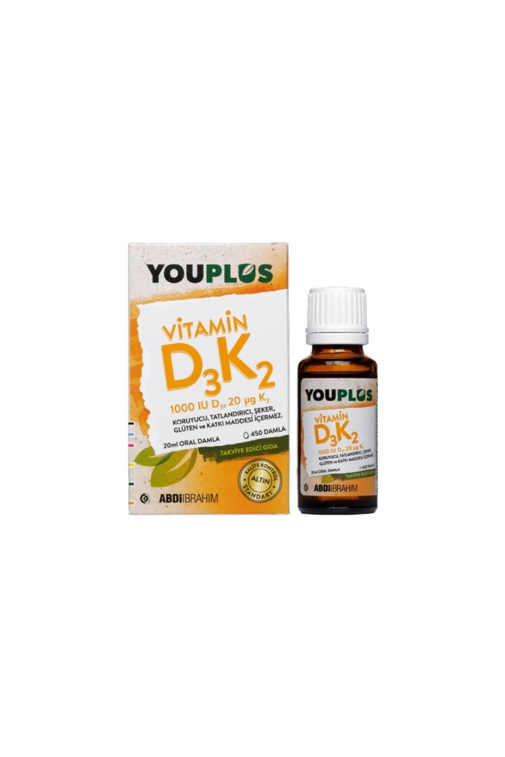 Youplus Vitamin D3 & K2 20 ml