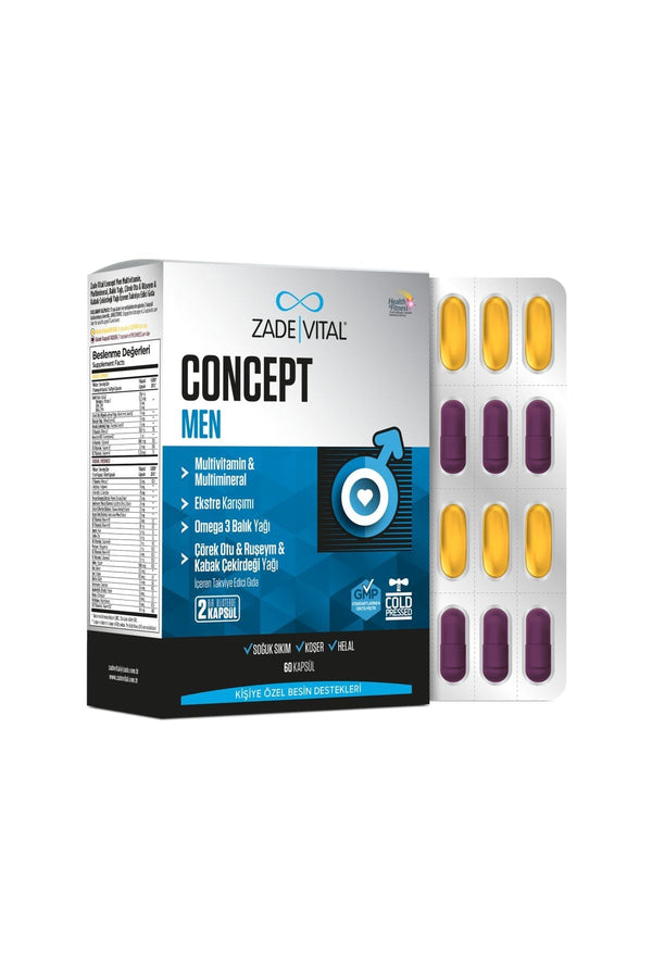 Zade Vital Concept Men 60 Kapsül