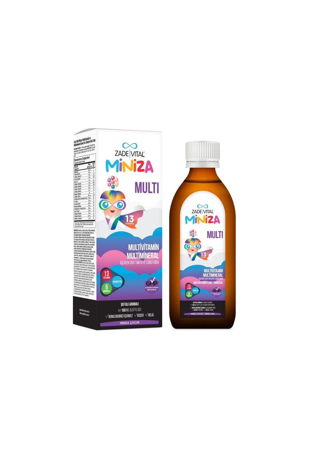 Zade Vital Miniza Multi 150 ml