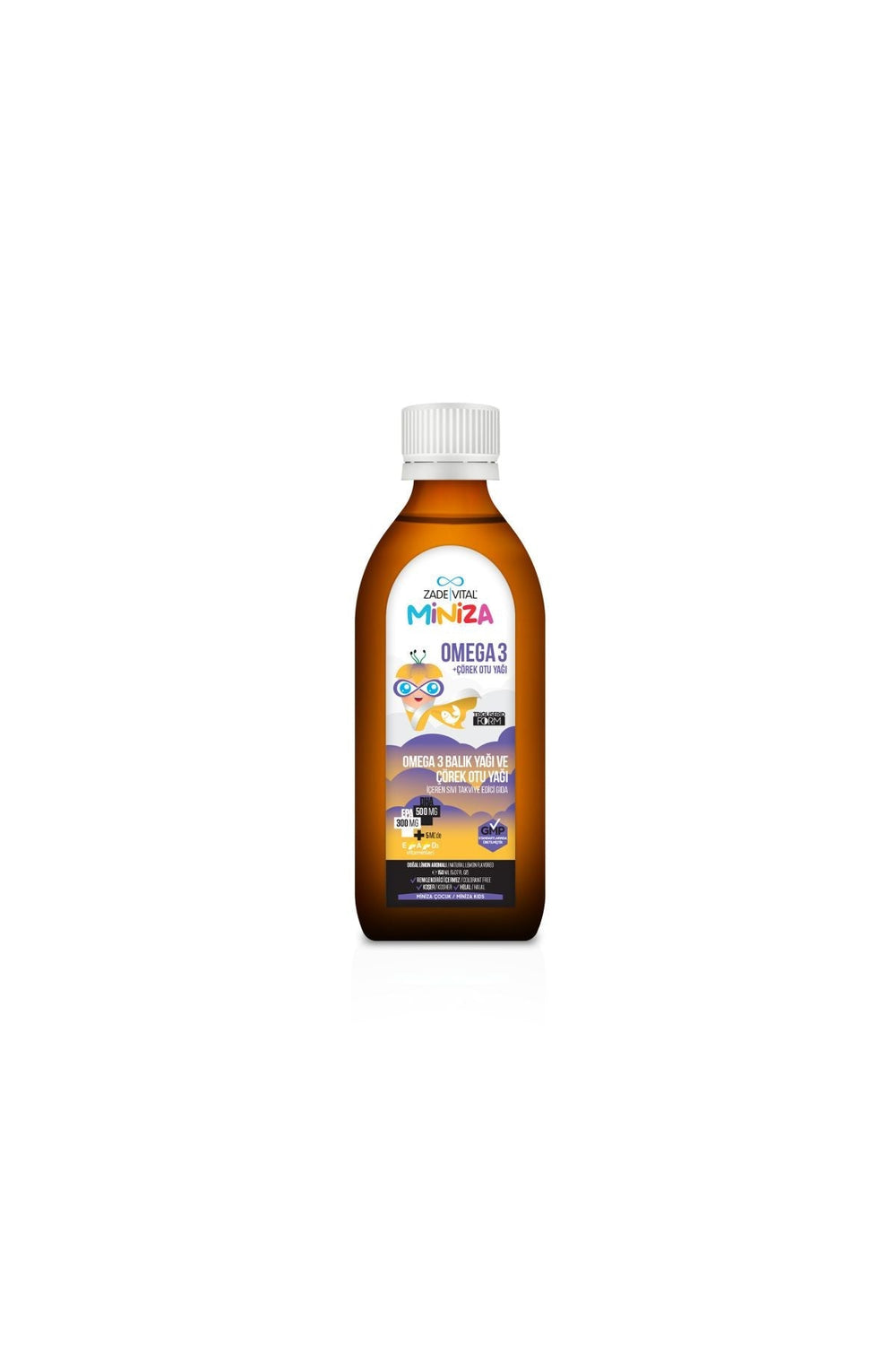 Zade Vital Miniza Omega-3 & Çörek Otu Yağı 150 ml