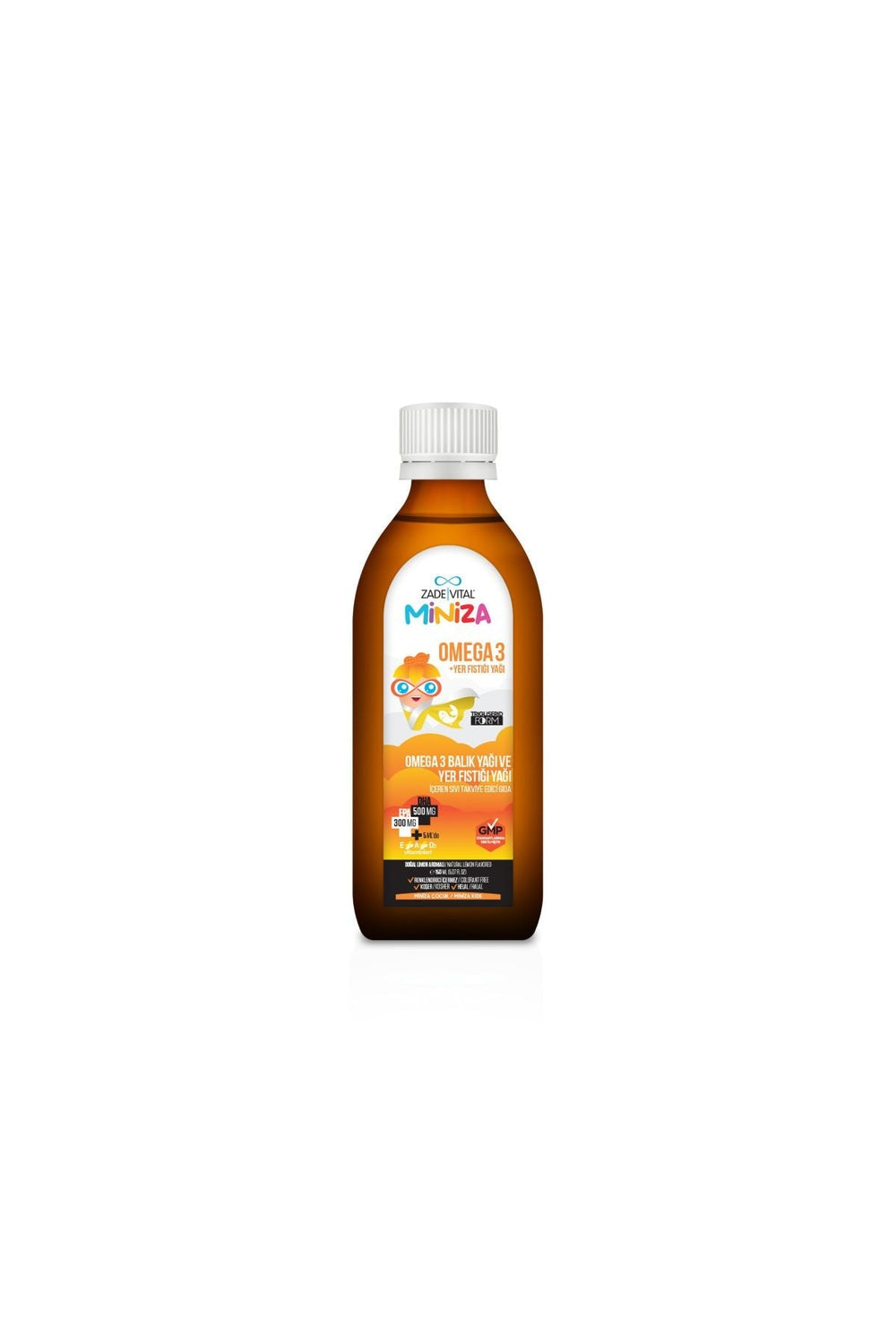Zade Vital Miniza Omega-3 & Yer Fıstığı Yağı 150 ml