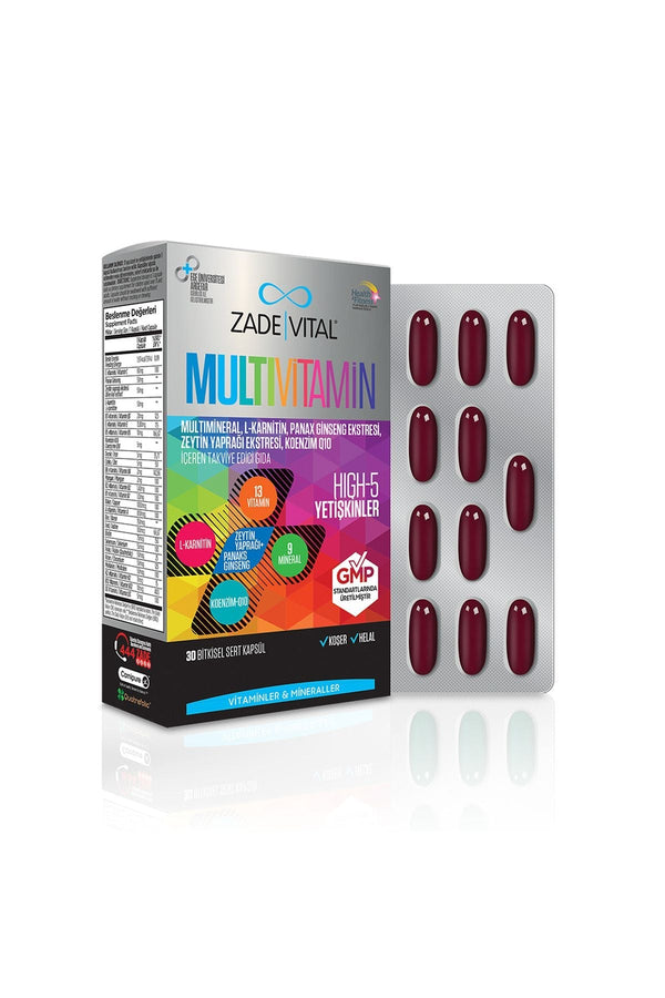 Zade Vital Multivitamin 30 Kapsül
