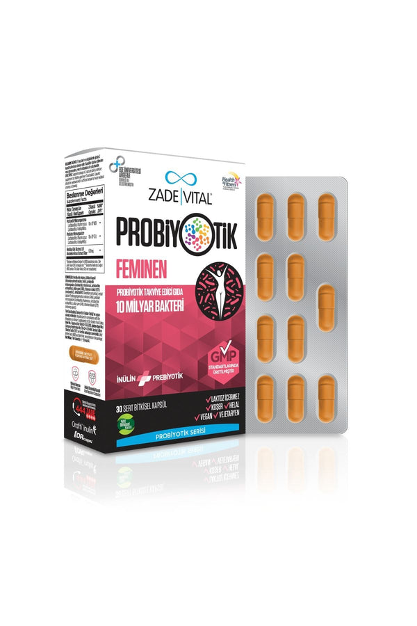 Zade Vital Probiyotik Feminen 30 Kapsül