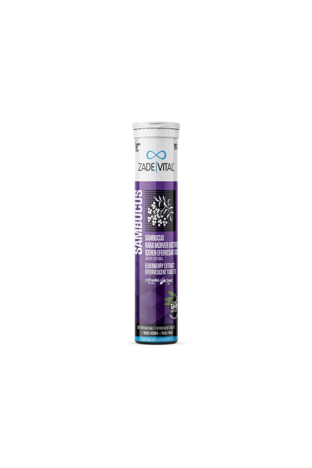Zade Vital Sambucus Nigra 20 Efervesan Tablet