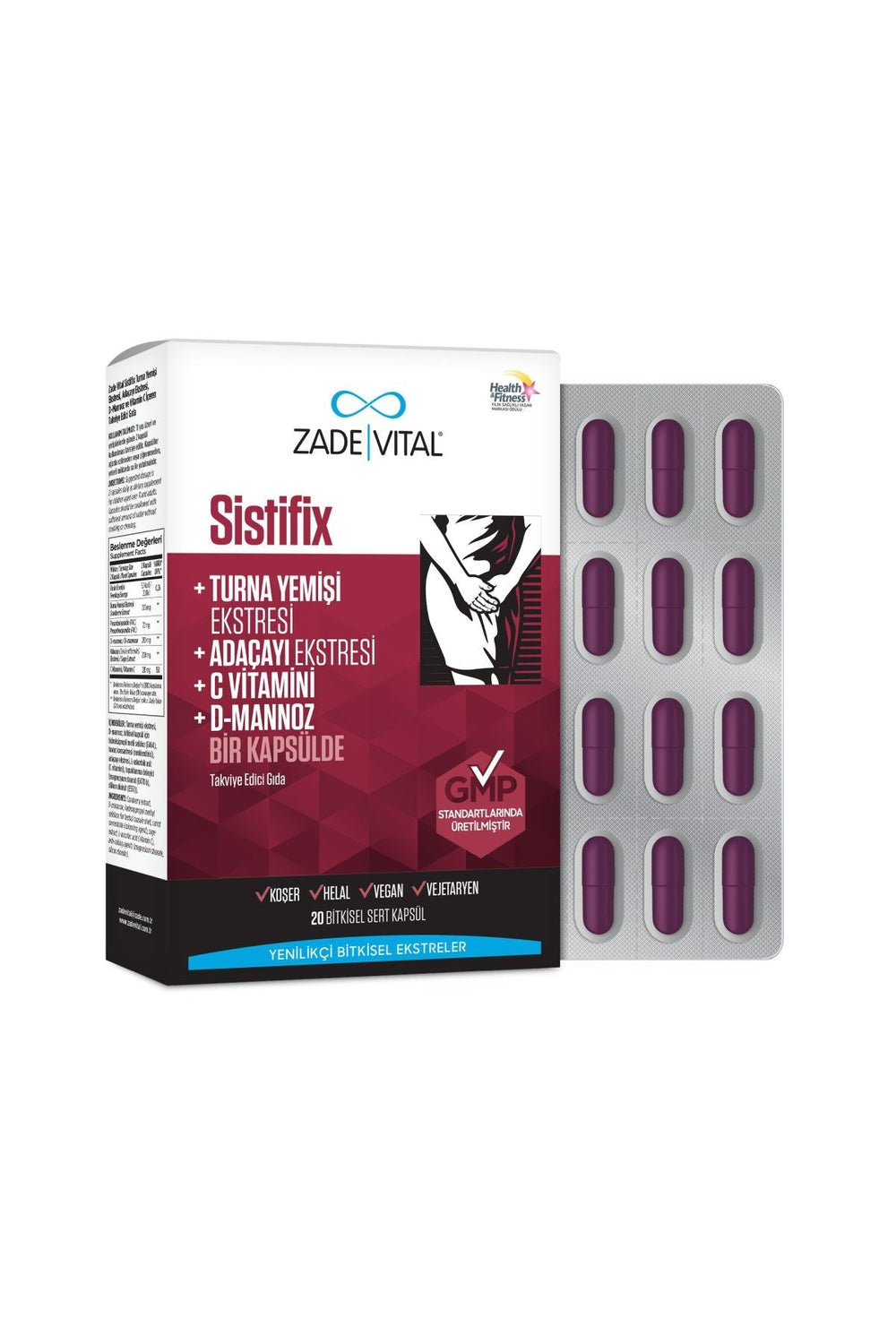 Zade Vital Sistifix 20 Kapsül