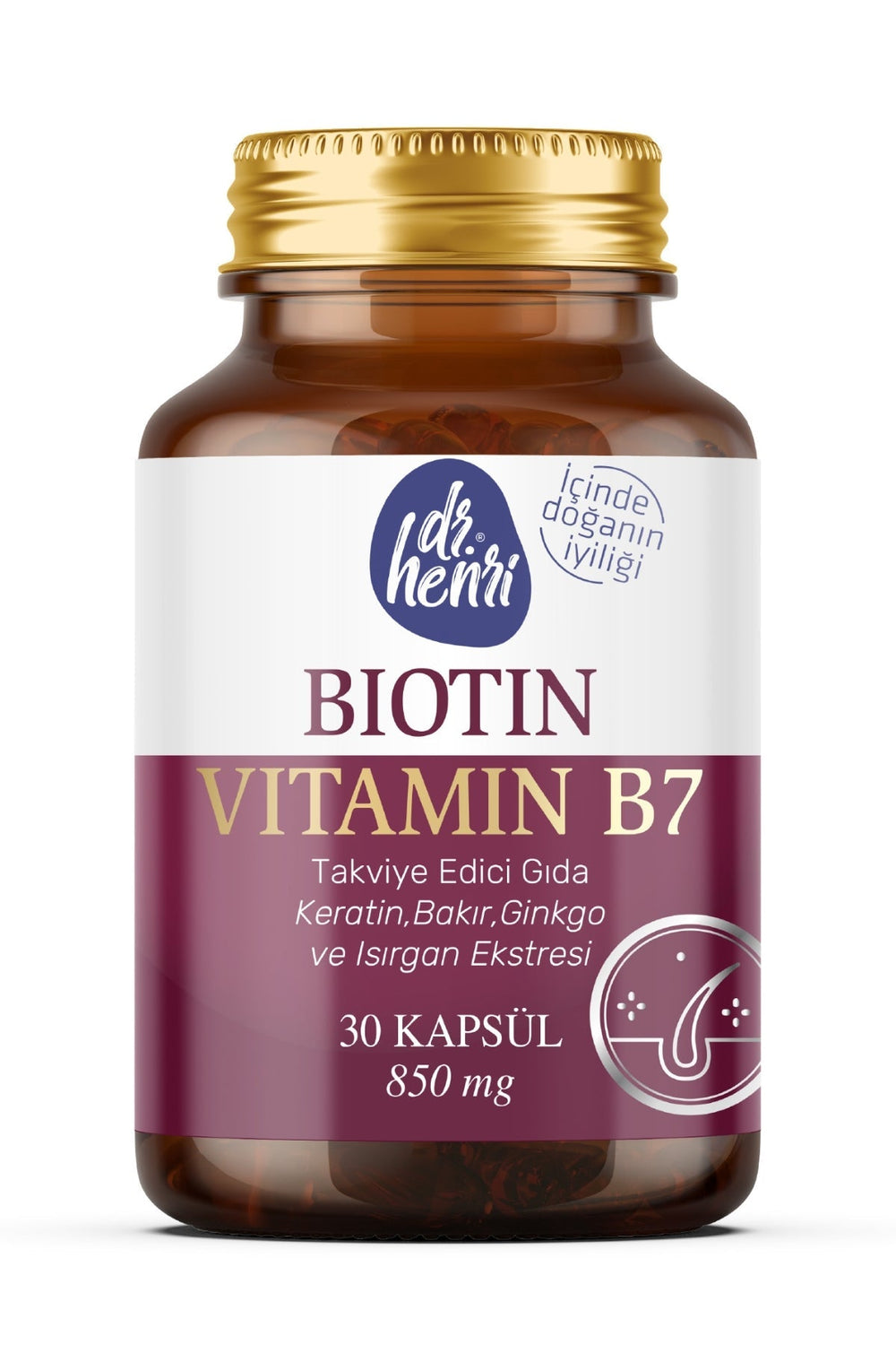 Dr.Henri Biotin 5000 Μg 30 Kapsül