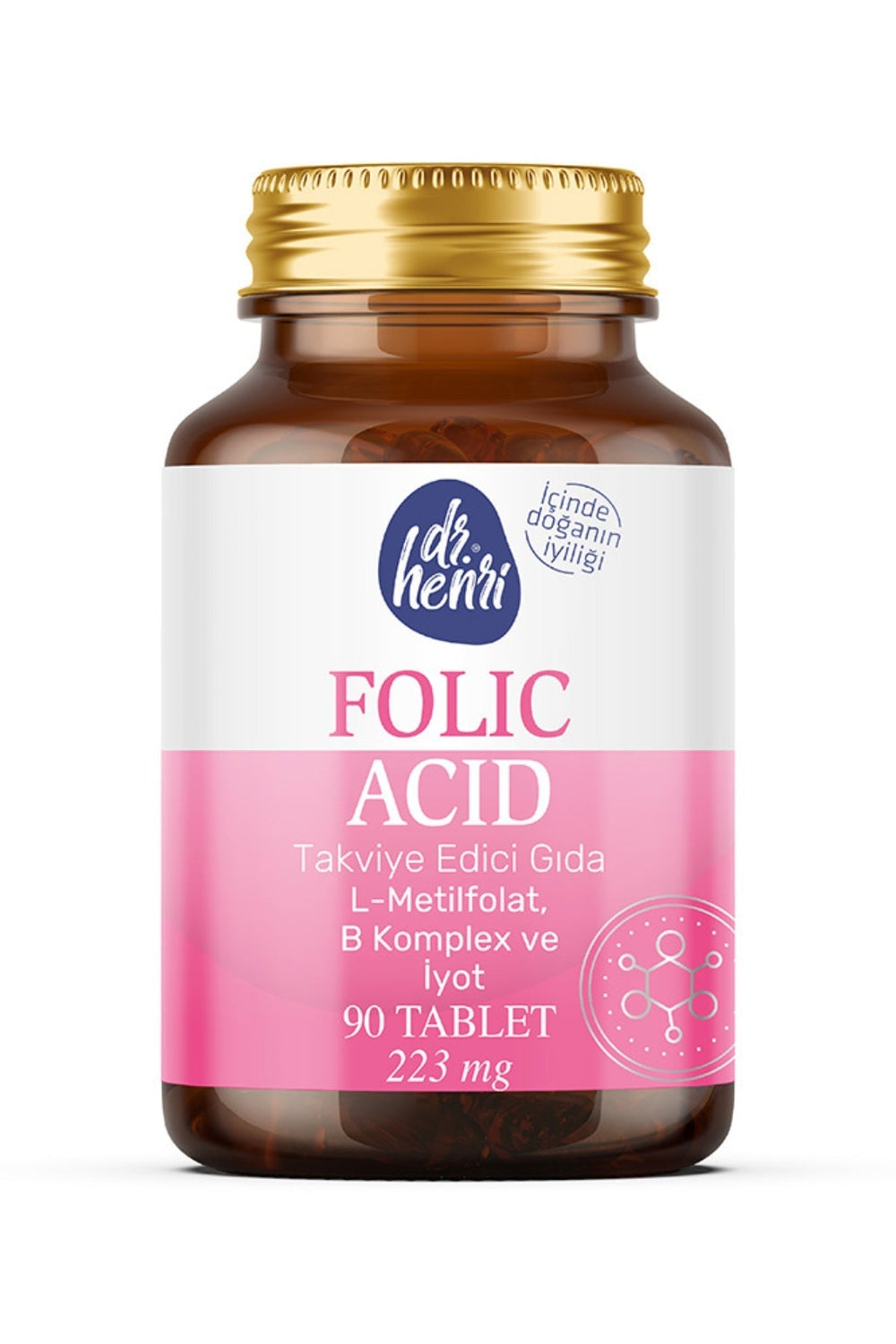 Dr.Henri Folik Asit 90 Tablet