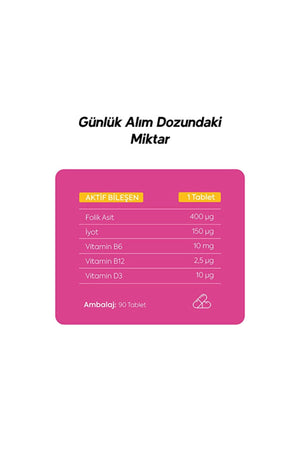 Dr.Henri Folik Asit 90 Tablet