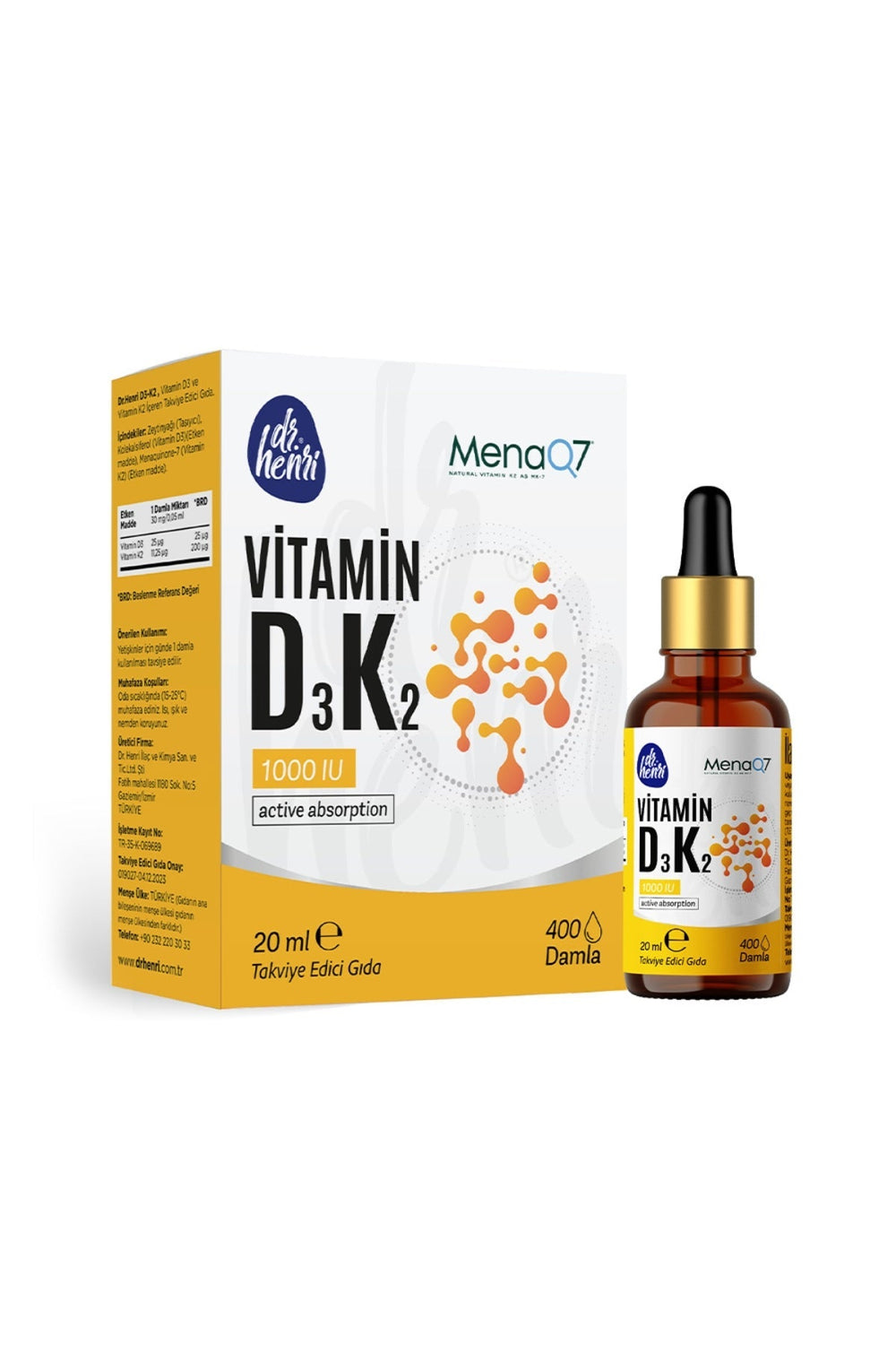Dr.Henri Vitamin D3 & K2 20 ml