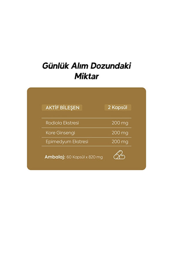 Dr.Henri Rega Rodiola 60 Kapsül