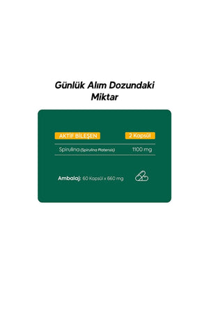 Dr.Henri Spirulina 60 Kapsül