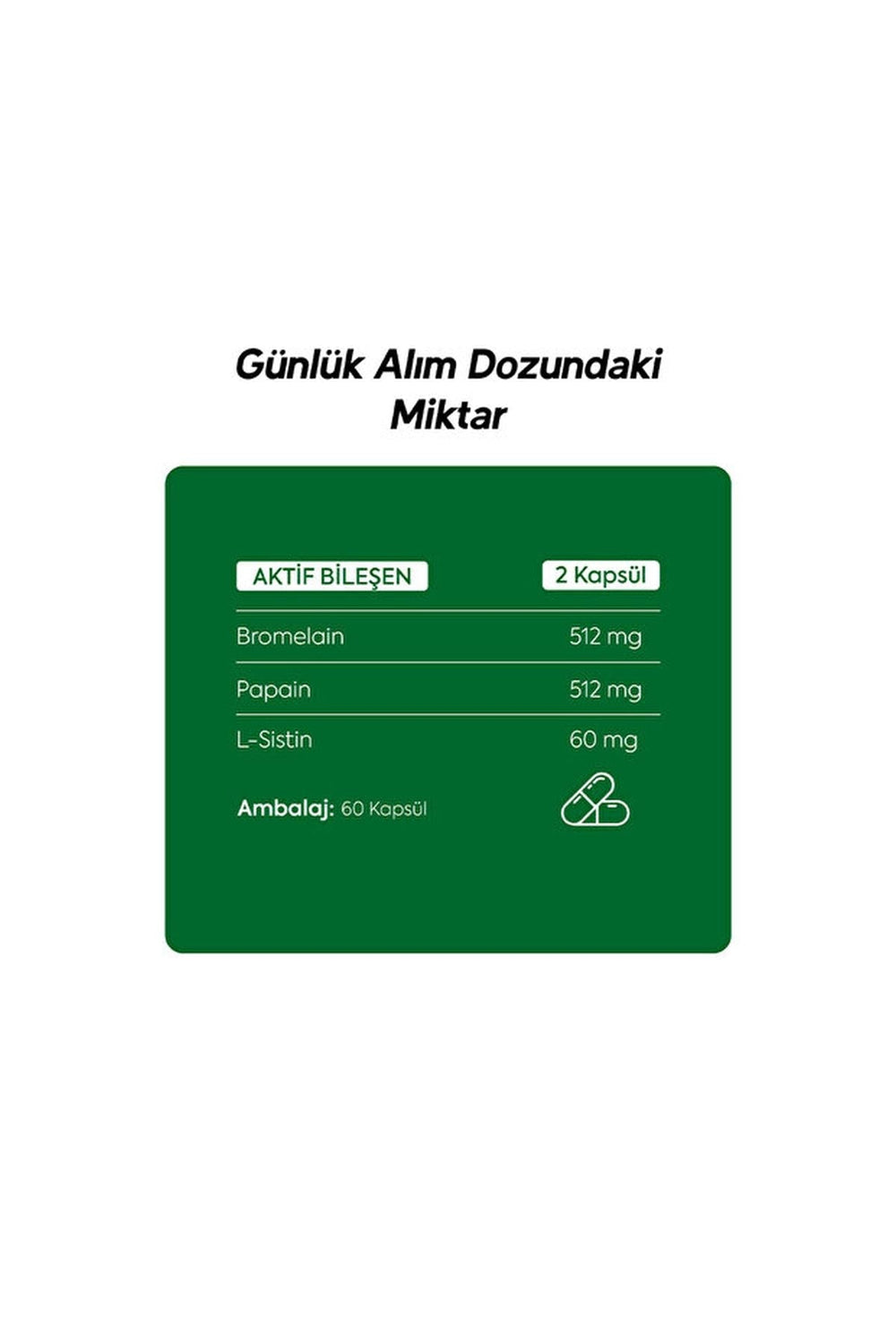 Dr.Henri Viscozero Bromelain 60 Kapsül