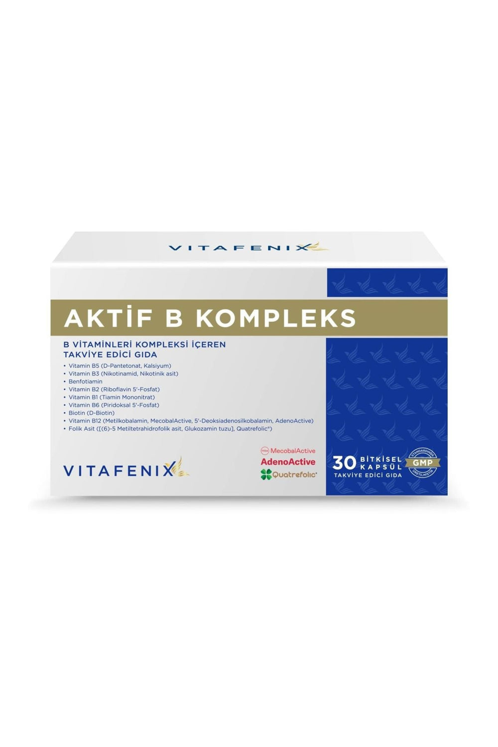 Vitafenix Aktif B Kompleks 30 Kapsül
