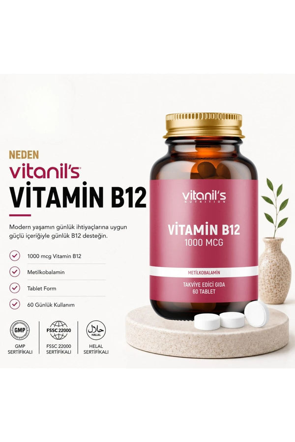 Vitanil's Vitamin B12 60 Tablet