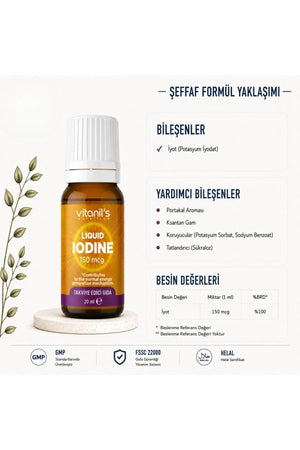 Vitanil's İyot Damlası 20 ml