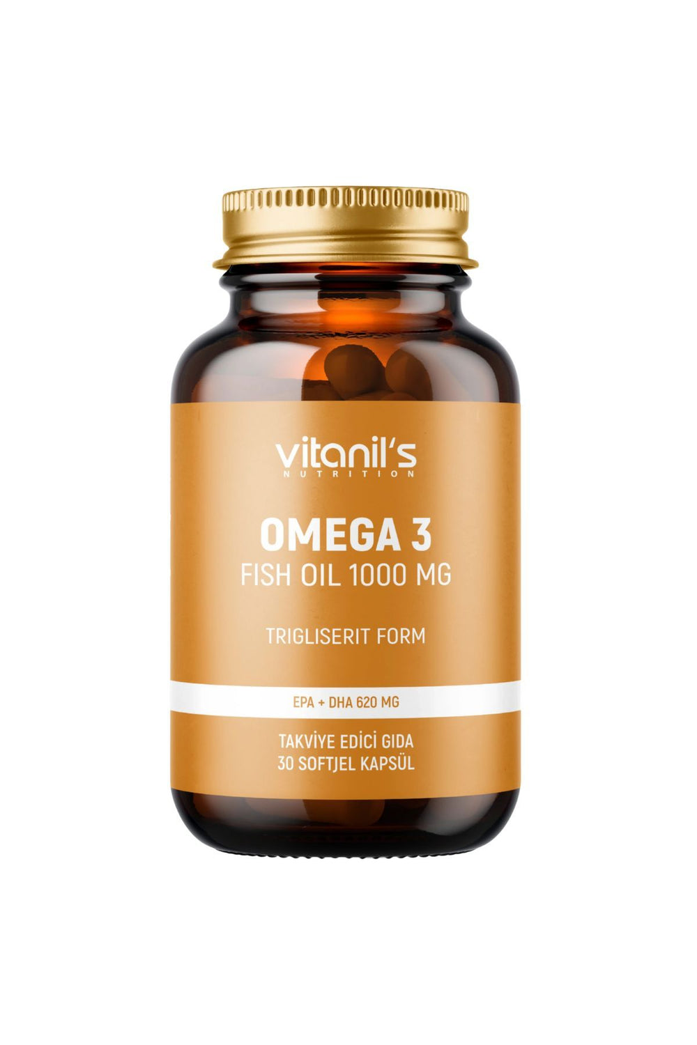 Vitanil's Omega 3 Fish Oil 1000 mg 30 Soft Jel