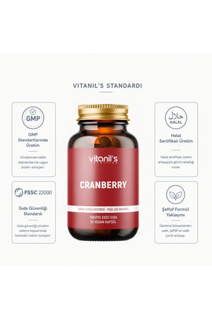 Vitanil's Cranberry 30 Kapsül
