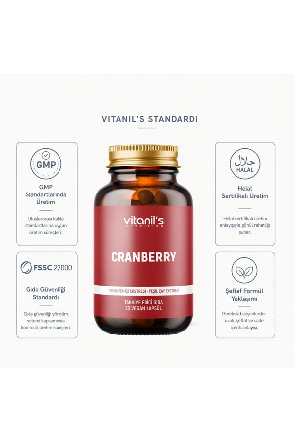 Vitanil's Cranberry 30 Kapsül