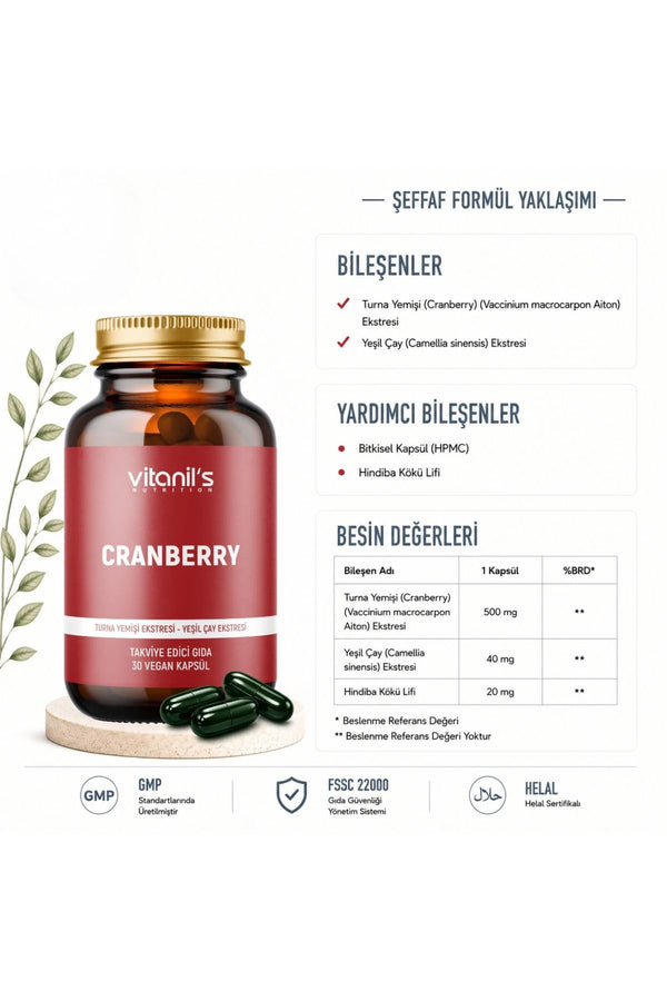 Vitanil's Cranberry 30 Kapsül