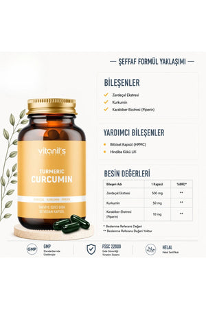 Vitanil's Curcumin 30 Kapsül