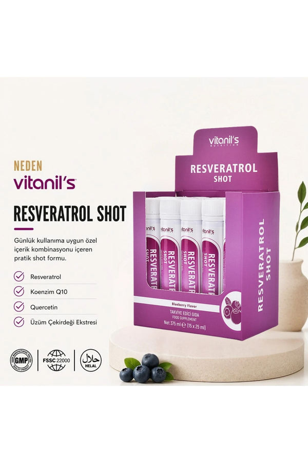 Vitanil's Resveratrol 15 Şişe