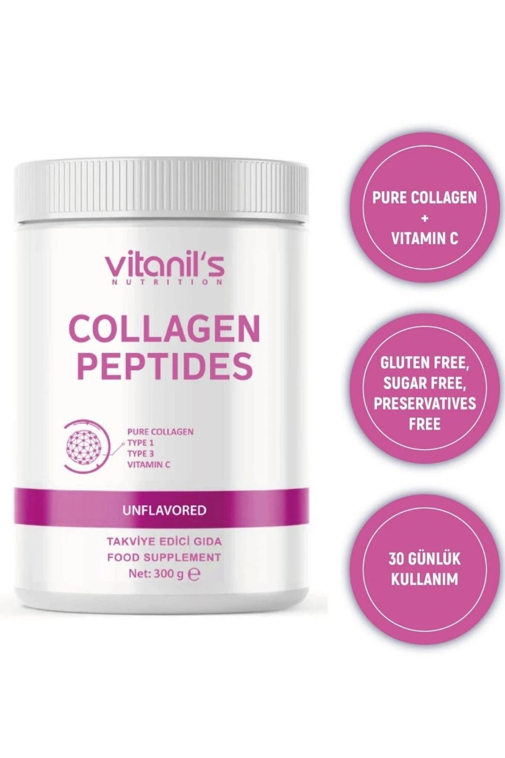 Vitanil's Collagen Peptides 300 g